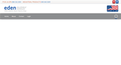 Desktop Screenshot of edenequipment.com